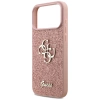 Guess Fixed Glitter Big 4G Case für iPhone 17 Pro Max - Rosa