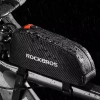 Rockbros 039BK bicycle frame bag 1 l with braid - black
