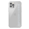SuperDry Snap iPhone 12/12 Pro Clear Cas e silver / silver 42591