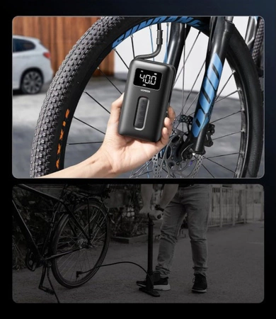 Ugreen CD259 Luftkompressor mit Akku und LED-Beleuchtung – Schwarz