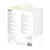 Baseus Popsicle 5200mAh 20W Powerbank with Built-in Lightning Cable (+ White Baseus Simple USB-C - USB-C 60W/20V/3A/30cm Cable) - White-Green