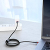 Baseus Cafule Cable wytrzymały nylonowy kabel przewód USB-C PD / USB-C PD PD2.0 60W 20V 3A QC3.0 1M czarny-czerwony (CATKLF-G91)