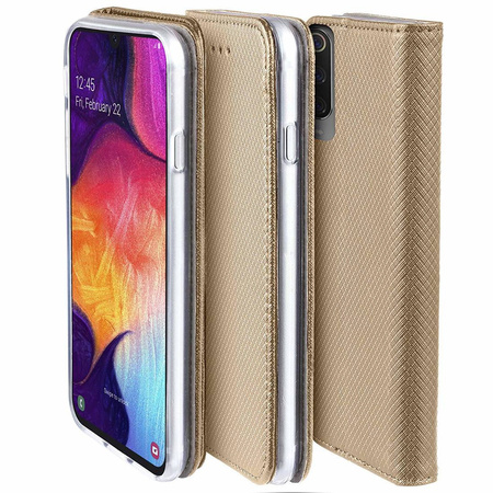 Etui Smart Magnet do Samsung Galaxy M55 5G złote