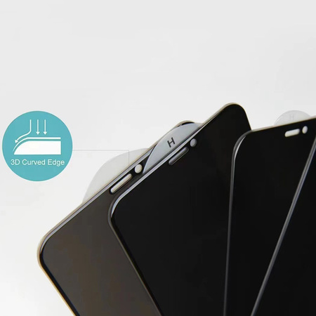 Hartowane szkło Privacy Glass do SAMSUNG GALAXY S23 PLUS CZARNE