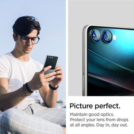 OSŁONA APARATU SPIGEN OPTIK PRO HD GLAS.TR ”EZ FIT” CAMERA PROTECTOR 2-PACK GALAXY Z FLIP 7 BLACK