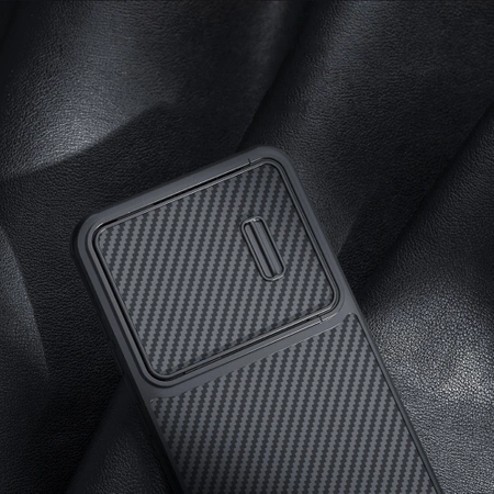 Nillkin Synthetic Fiber S Case für Samsung Galaxy S23+, Kameraabdeckung, schwarz