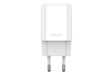 JELLICO wall charger EU02 2.4A 12W 2xUSB White