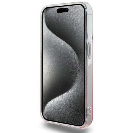 Hello Kitty IML Gradient Electrop Kitty Head case for iPhone 15 Pro Max - pink