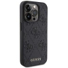 Etui Guess Leather 4G Stamped na iPhone 15 Pro Max - czarne
