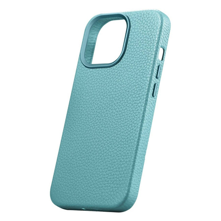iCarer Case Leather genuine leather case for iPhone 14 Pro Max grün (WMI14220712-GN) (MagSafe compatible)