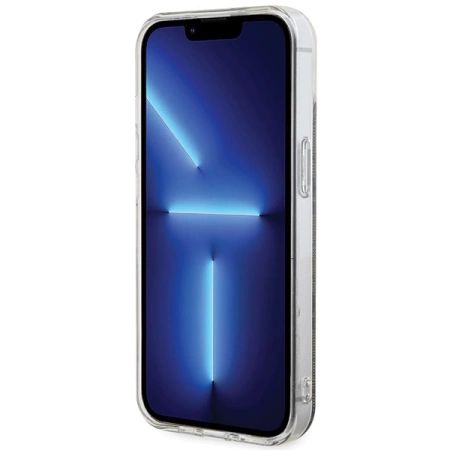 Guess IML 4G MagSafe Hülle für iPhone 15 - Braun