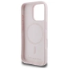 Etui Karl Lagerfeld Silicone nauble Heads Print MagSafe na iPhone 16 Pro - różowe