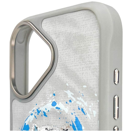 Etui Nimmy Pantera MagSafe do iPhone 16   jasnoszary