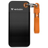 Verbatim Dysk SSD 2TB - brelok do kluczy  z kablem USB 3.2 gen.2 czarno-pomarańczowy/black-orange 32197