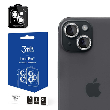 3MK LENS PROTECTION PRO IPHONE 15 PLUS SILVER