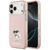 Karl Lagerfeld IML Aquarelle Choupette & Logo MagSafe Case for iPhone 17 Pro Max - Pink