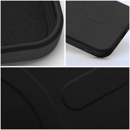 Etui do iPhone 15 MagSafe czarne + Szkło