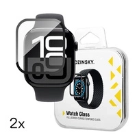 Szkło hartowane Wozinsky Full Glue do Apple Watch 46mm (2 szt.)