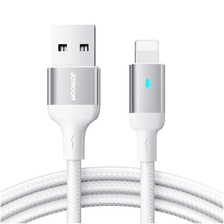 Joyroom kabel USB - Lightning 2.4A A10 Series 3 m biały (S-UL012A10)