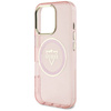 Oryginalne Etui IPHONE 16 PRO Guess IML Metal Mountain Logo MagSafe różowe