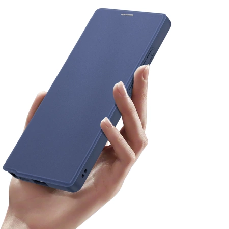 Dux Ducis Skin X Pro case for Samsung Galaxy S25 Ultra with MagSafe and wallet - blue