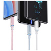 Kabel USAMS Cloud Series US-SJ658 6A     USB-A do USB-C 1,2m biały