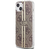 Oryginalne Etui GUESS Hardcase GUHCP15MH4PSEGW do iPhone 15 Plus (4G Gold  Stripe / brązowy)