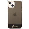Oryginalne Etui IPHONE 14 PLUS Guess Hardcase Translucent czarne