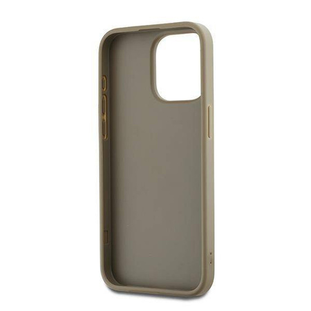 DKNY DKHCP15LPBSWSE iPhone 15 Pro 6.1" beżowy/beige hardcase Wrist Strap Stock Logo