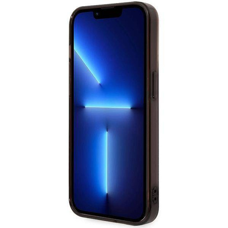 Hülle BMW BMHCP14L22HVGV iPhone 14 Pro 6.1" schwarz/schwarz IML Tricolor Stripe