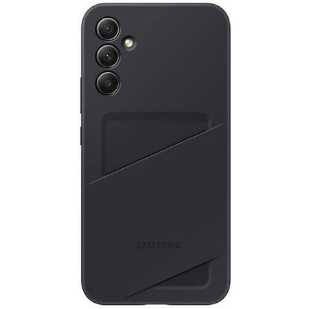 Samsung Card Slot Cover etui Samsung Galaxy A14 pokrowiec portfel na kartę czarne (EF-OA146TBEGWW)
