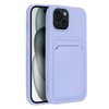 Futerał CARD CASE do IPHONE 15 fioletowy