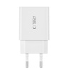 Ładowarka Sieciowa 2x USB-C PD 35W + Kabel USB-C - Lightning biała