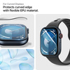 SZKŁO HYBRYDOWE SPIGEN ELITE SHIELD ”EZ FIT” 2-PACK APPLE WATCH 10 (46 MM) CLEAR