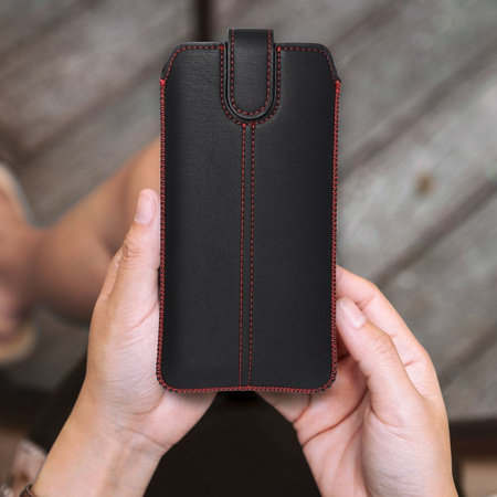 Futerał Uniwersalny Ultra Slim M4- do Iphone 13 Pro Max/ 12 Pro Max/ Samsung Note 8/A20s/A71/A52 4G/5G /S21+/Xiaomi Redmi Note 10/10s/105G  czarny