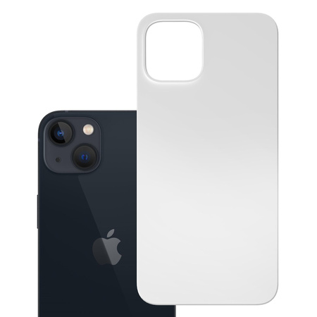 Apple iPhone 15 Plus - 3mk Hardy MagSilicone Silver-White