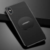 Płytki metalowe Ugreen LP123 60410 okrągłe / prostokątne do uchwytów magnetycznych na telefon - czarne (2 szt.)