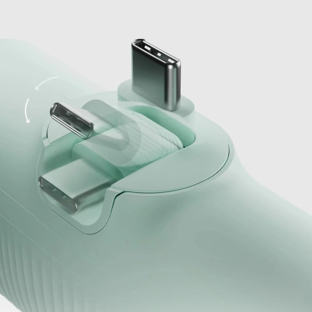 SBS EcoPower 5000 mAh 10W Powerbank with Built-in USB-C Port - Green