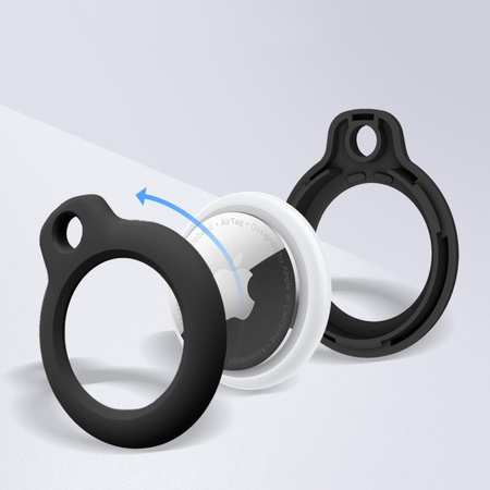 TECH-PROTECT ROUGH 4-PACK APPLE AIRTAG BLACK