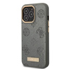 Guess Peony Logo Plate MagSafe - Etui iPhone 13 Pro Max (szary)