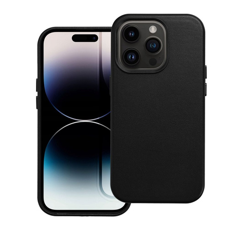 Futerał LEATHER MAG COVER kompatybilny z MagSafe do SAMSUNG S25 PLUS czarny