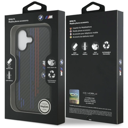 BMW M Kevlar Lines & Logo MagSafe Case for iPhone 17 - Black