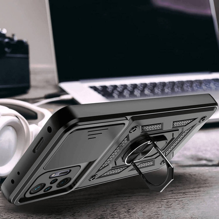 Nakładka Defender Slide do Xiaomi Redmi Note 10 Pro / 10 Pro Max czarna