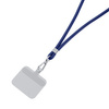 3MK EasyClip Dark Blue (silver) smycz do telefonu