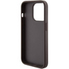Guess nakładka do iPhone15 Pro 6,1&quot; GUHCP15LPGS4TDW brązowa HC GRIPSTAND PU 4G TRIANGLE STRASS