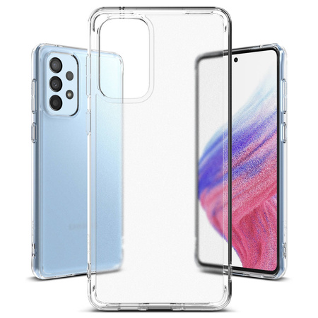Ringke Fusion Matte TPU-Hülle mit Rahmen für Samsung Galaxy A73 durchscheinend