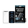 Gehärtetes Glas 5D IPHONE 12 PRO MAX PanzerGlass E2E Microfracture CamSlider Swarovsky Case Friendly AntiBacterial schwarz
