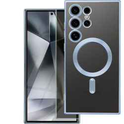 Futerał ELECTRO MAG COVER kompatybilny z MagSafe do SAMSUNG S25 niebieski