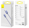 Baseus Crystal Shine Series Fast Charging Data Cable Type-C to Type-C 100W 1.2m Purple