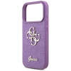 Etui Guess Fixed Glitter Big 4G na iPhone 17 Pro - fioletowe